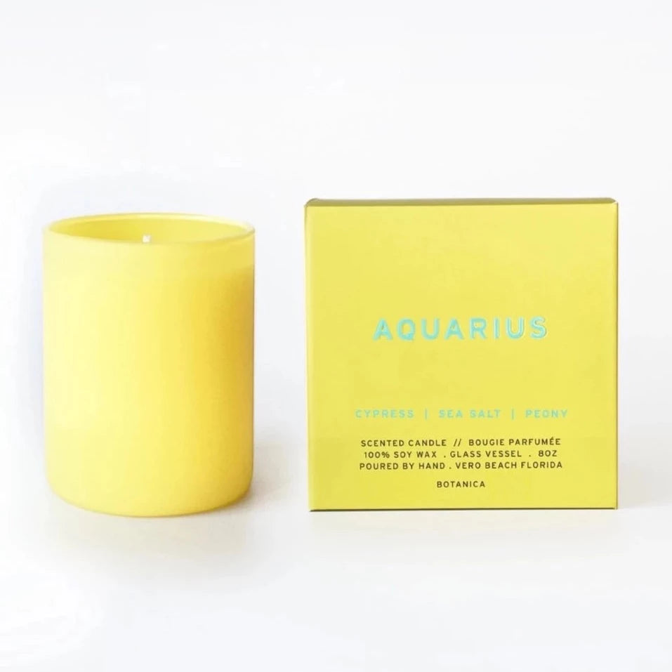 AQUARIUS ZODIAC CANDLE