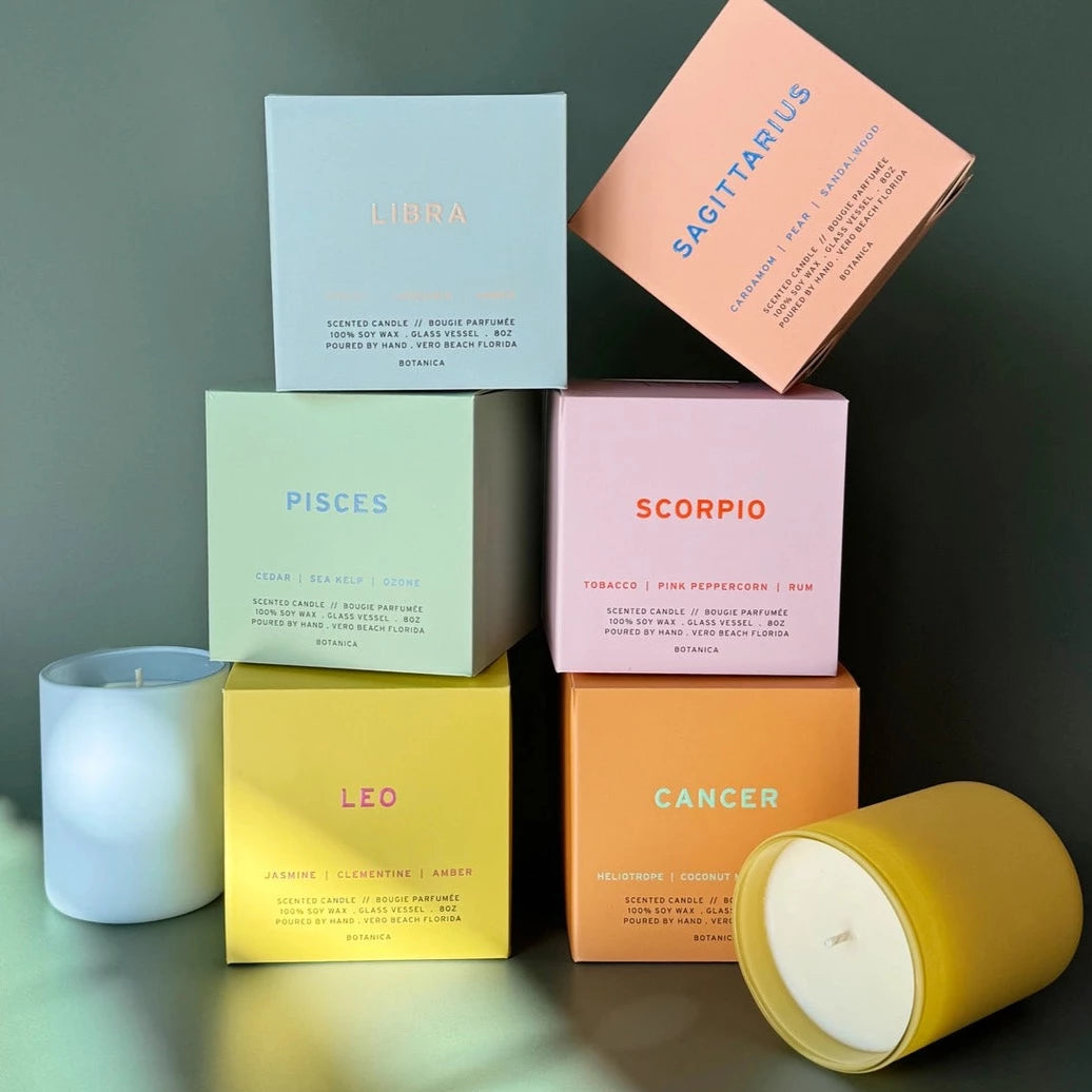 AQUARIUS ZODIAC CANDLE