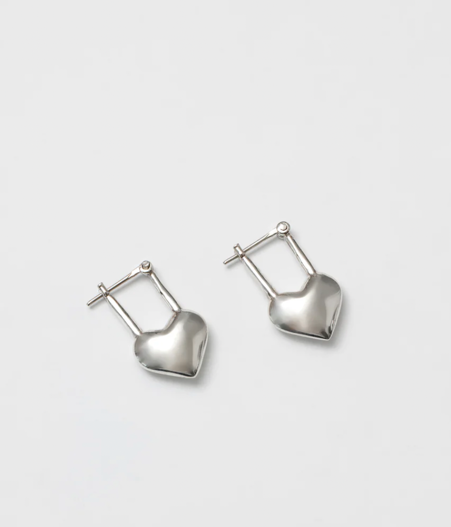 MONA SILVER HOOPS