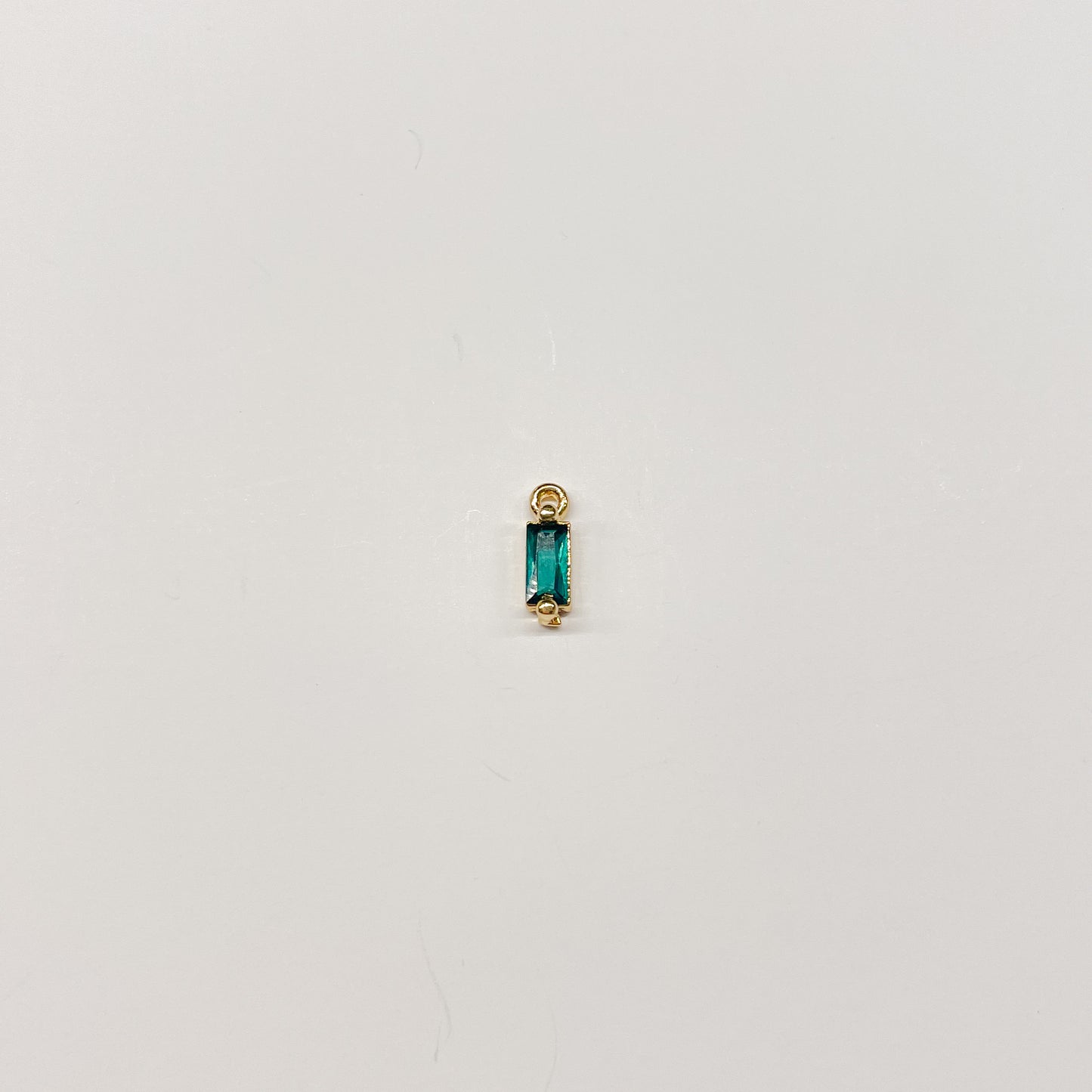 BIRTHSTONE BAGUETTE CHARM