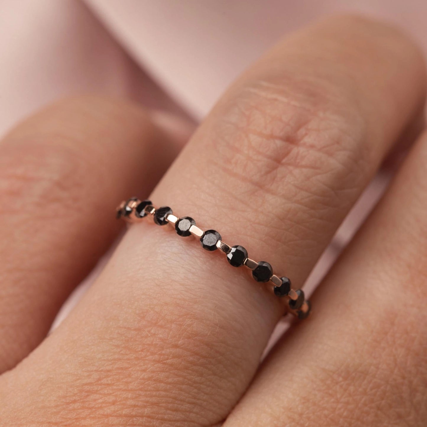 10K ROSE GOLD SPINEL RING