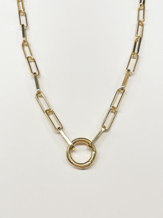CHUNKY CARABINER NECKLACE