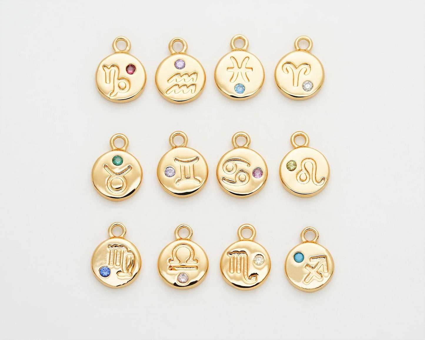 TINY ZODIAC COIN CHARM