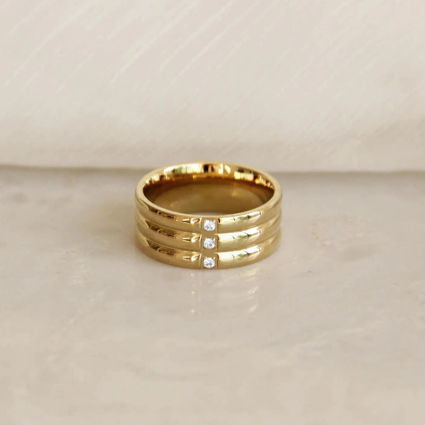 LAYERED TROIS SPARKLE CIGAR BAND