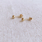 14K TINY BALL STUDS