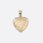 Forget Me Not Heart Charm