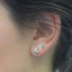 EMERALD PAVILLION STUDS