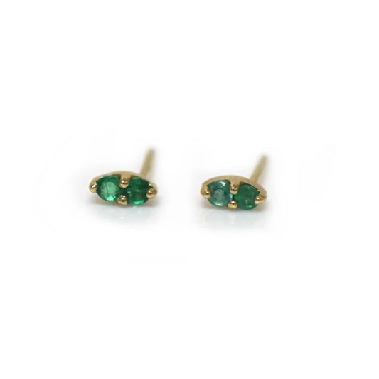 EMERALD PAVILLION STUDS