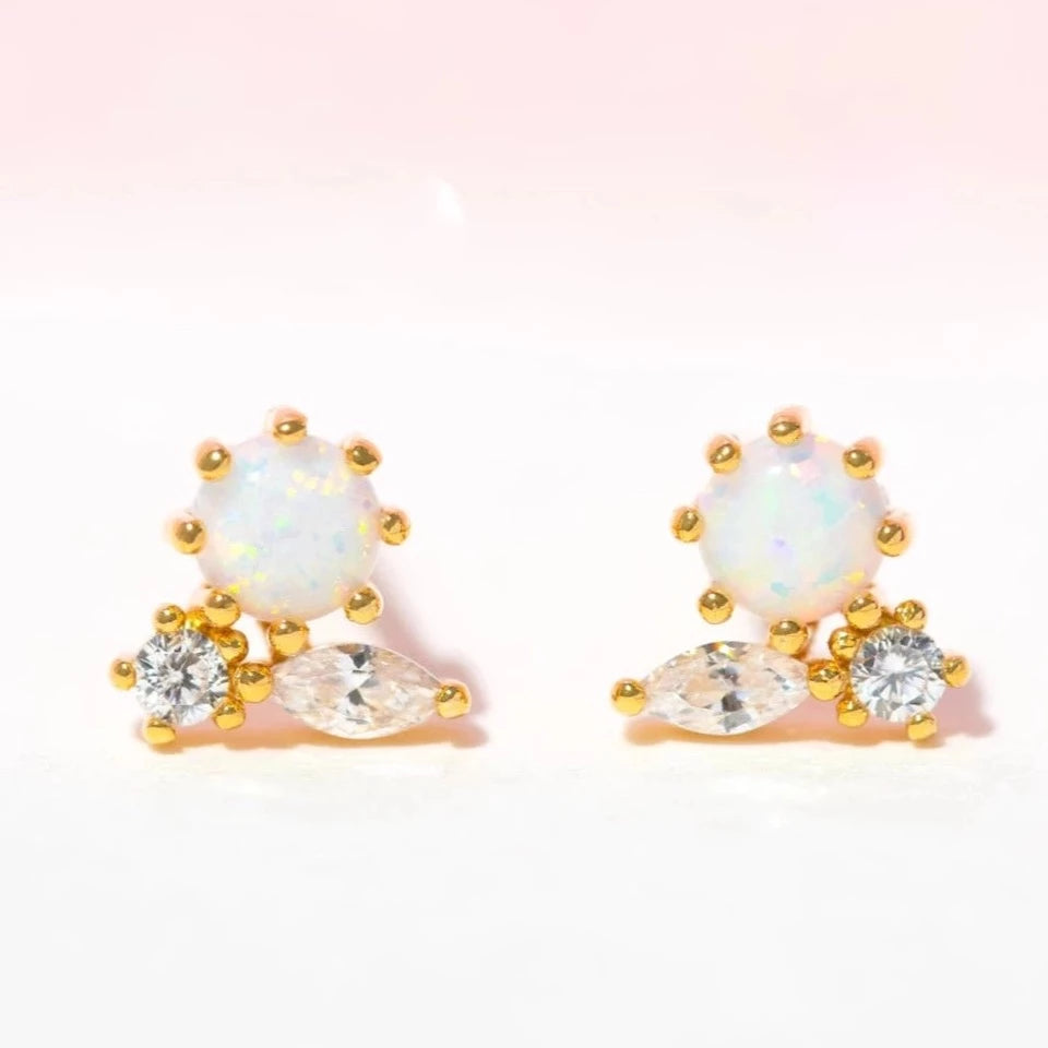 MILA OPAL STUDS