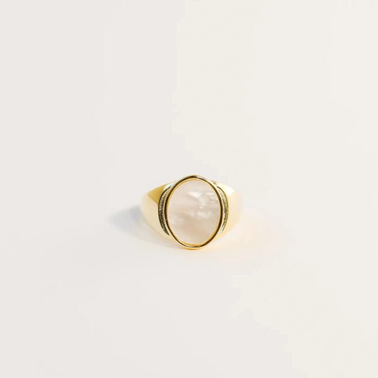 PEARL SIGNET RING