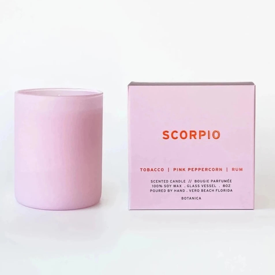 SCORPIO ZODIAC CANDLE