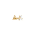 14K UPTOWN GIRL STUD