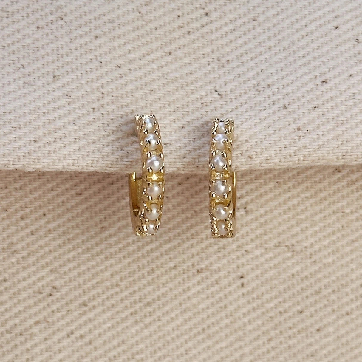 FRESHWATER PEARL HOOPS
