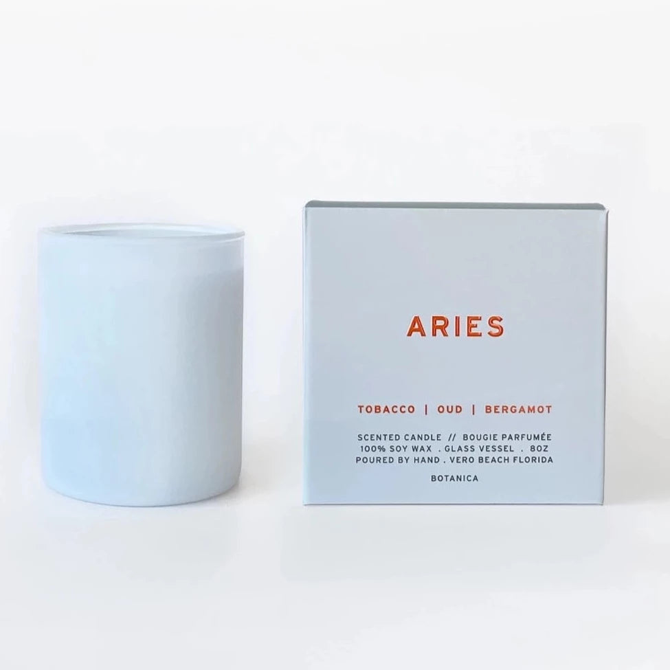 ARIES ZODIAC CANDLE