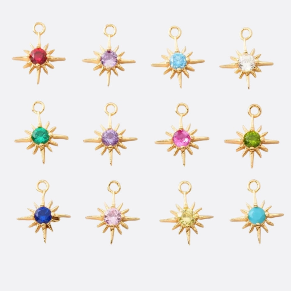 BIRTHSTONE BURST CHARM