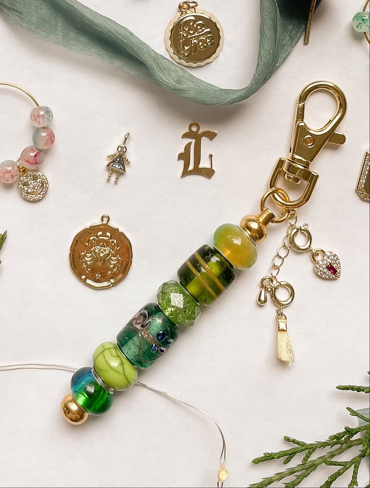 BEADED BAG CHARM (EVENT PRICING)