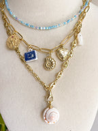 Golden Spiral Shell Charm