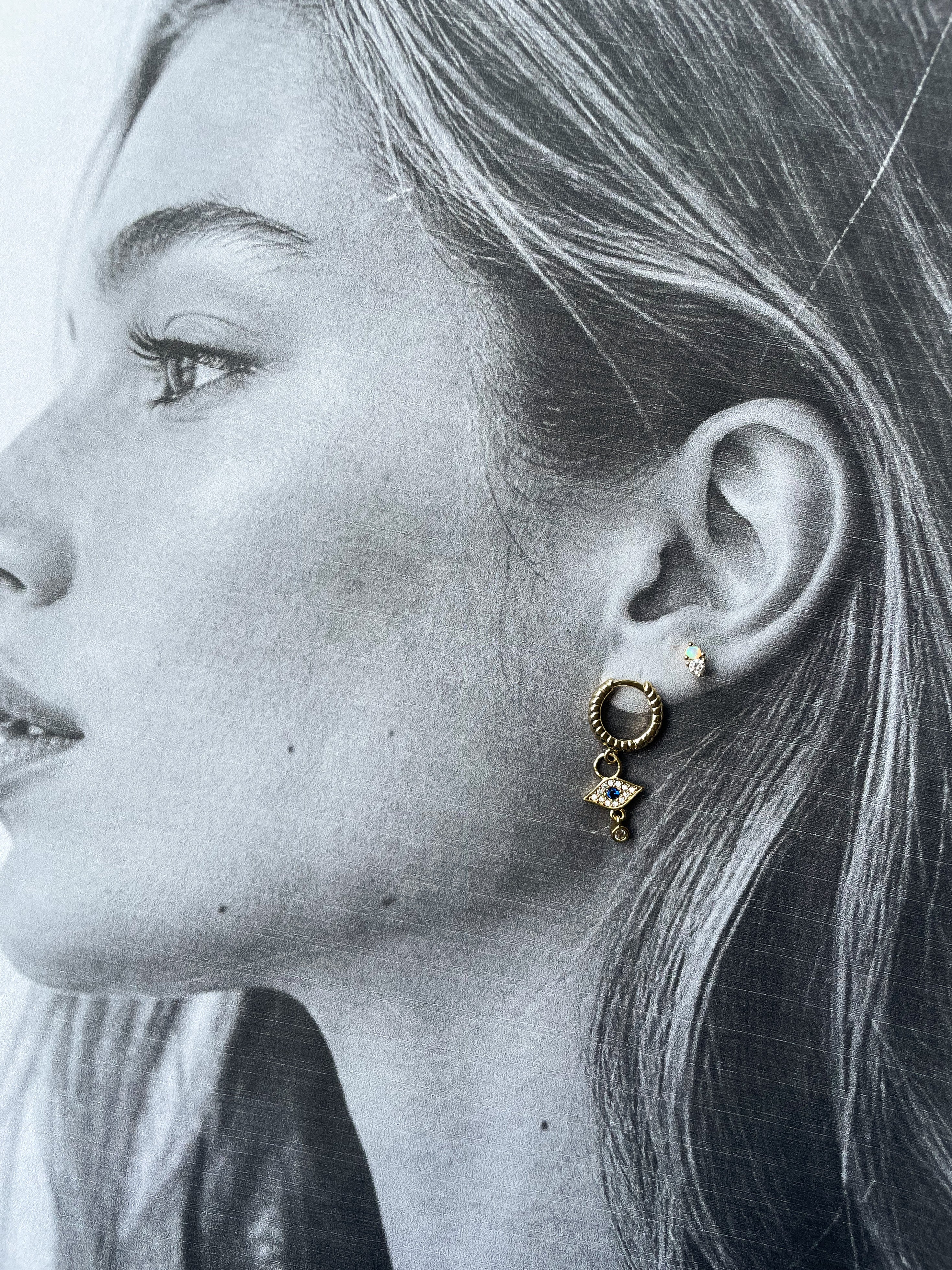 Opal Aurora Studs