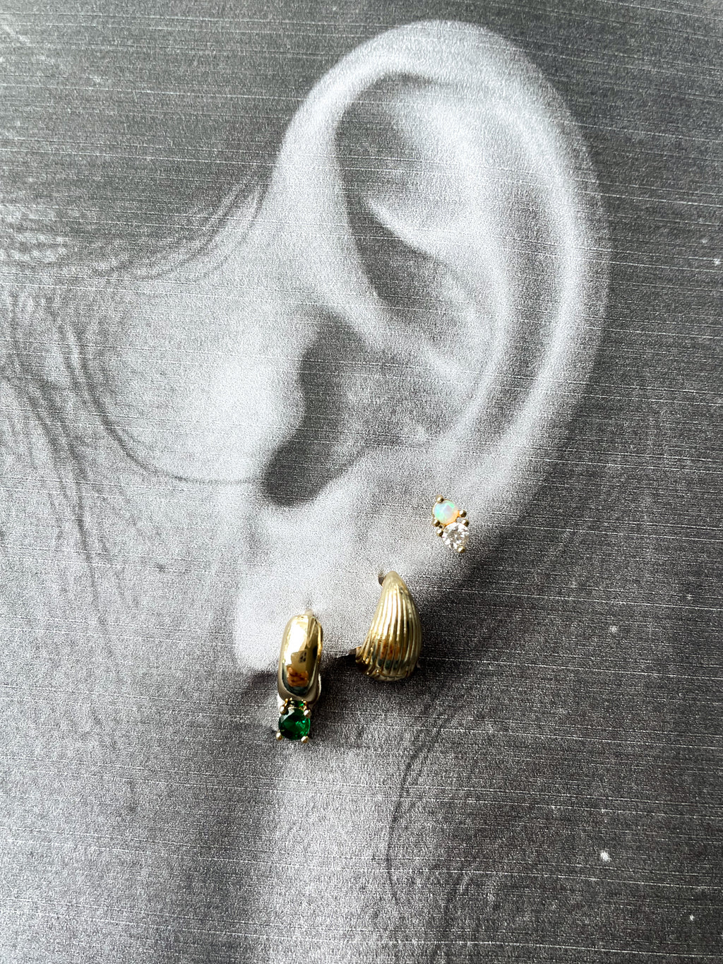 Opal Aurora Studs