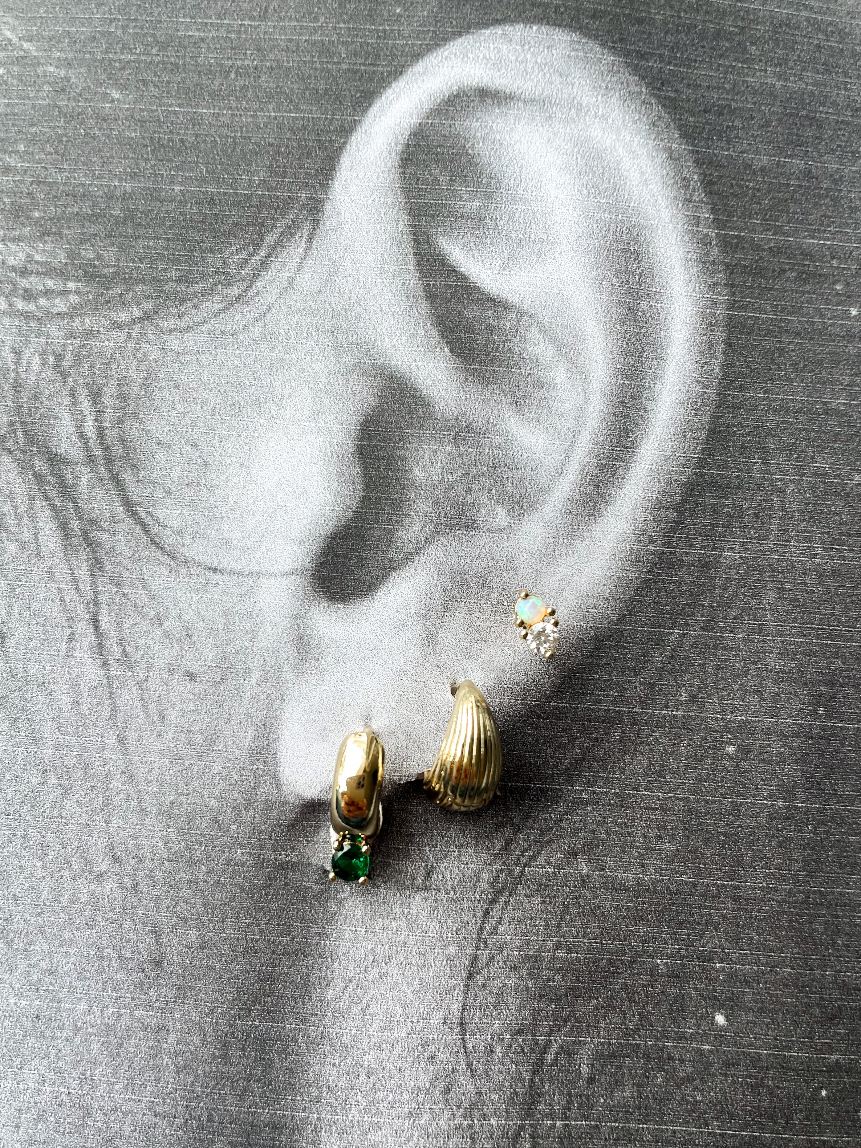 Opal Aurora Studs