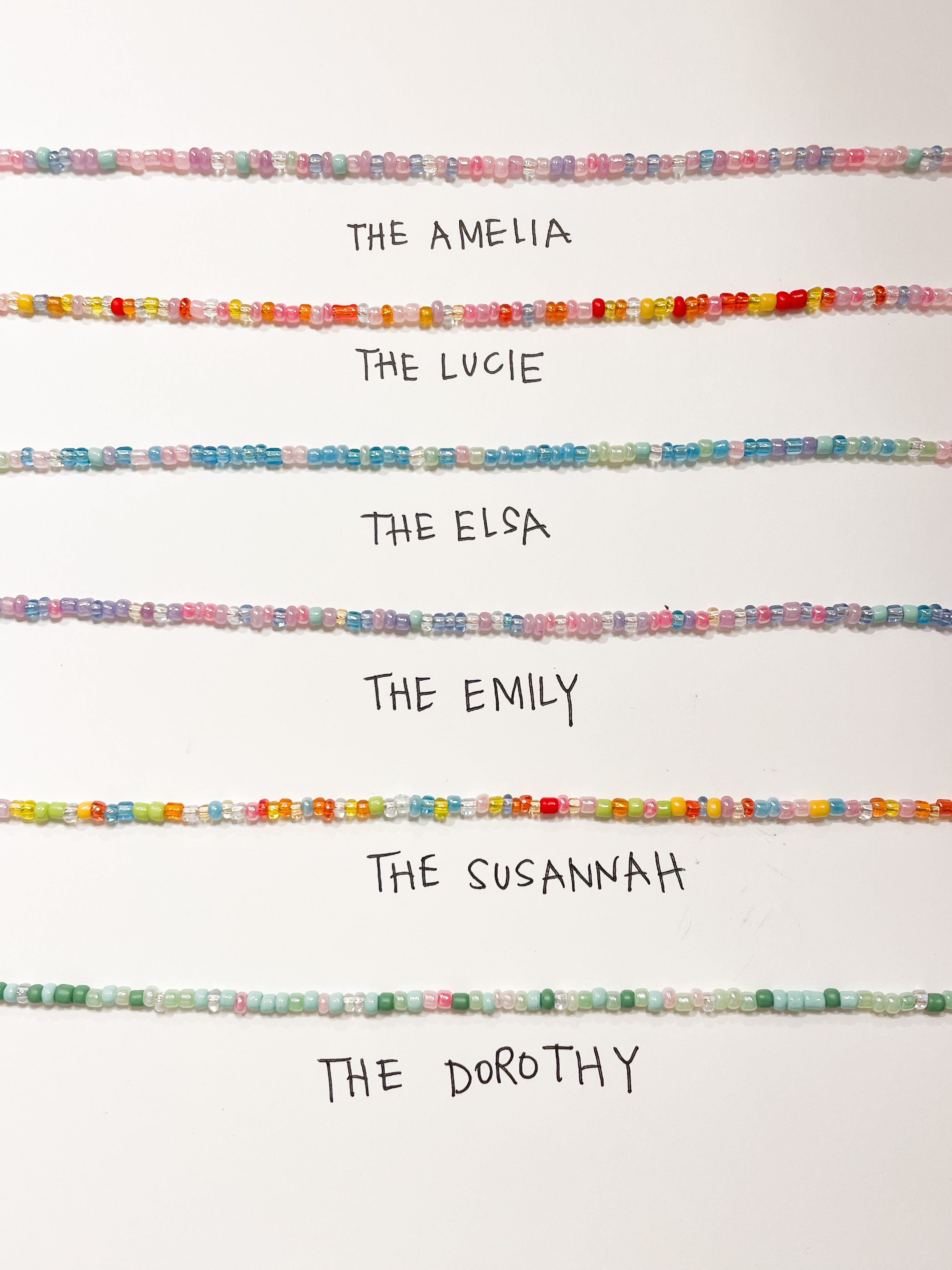 Hand-Spun Beaded Charm Necklace