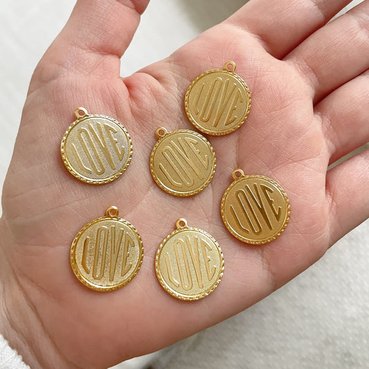 LOVE COIN CHARM