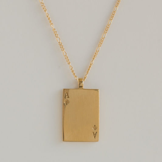 ACE OF SPADES NECKLACE