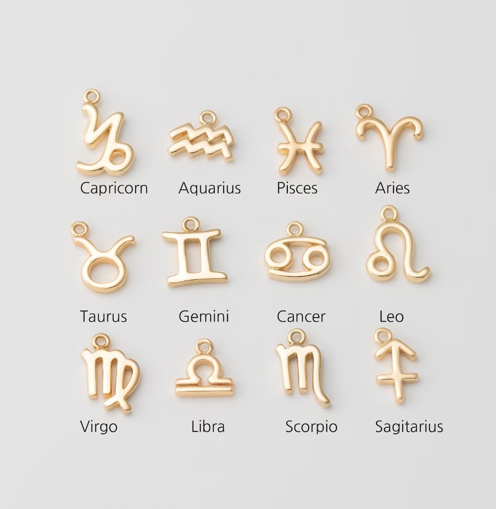 TINY ZODIAC SIGN CHARM