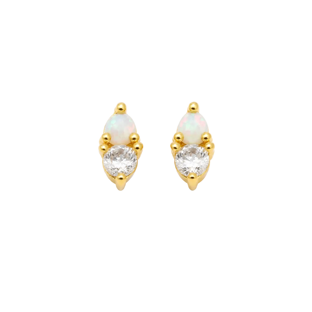 Opal Aurora Studs