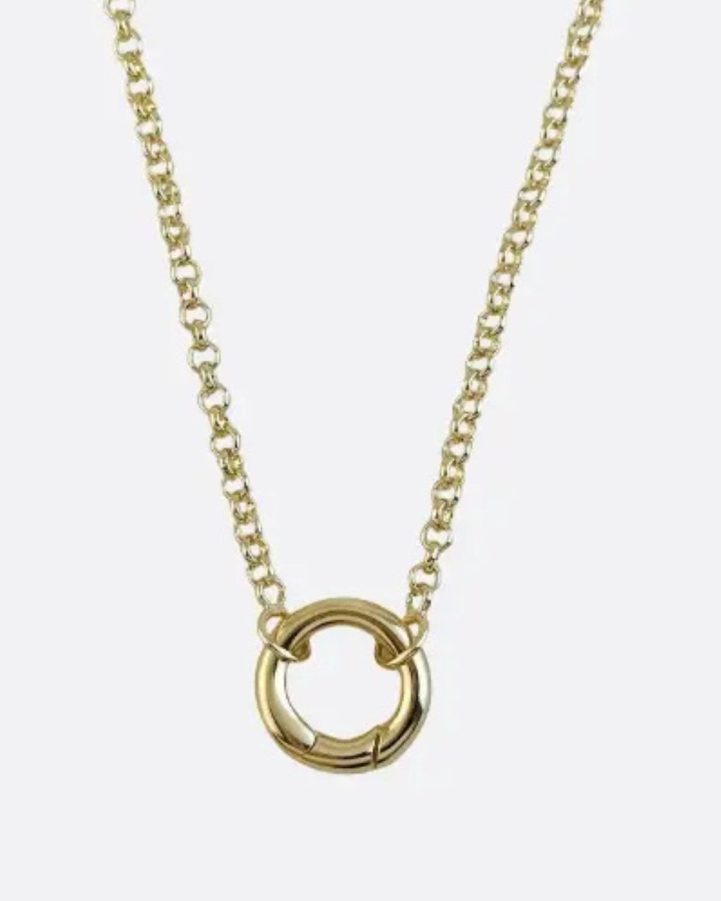 ROLO CARABINER CHARM NECKLACE