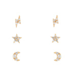 TINY GALAXY STUD SET