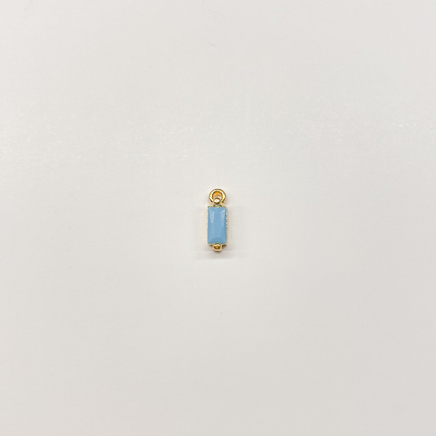 BIRTHSTONE BAGUETTE CHARM