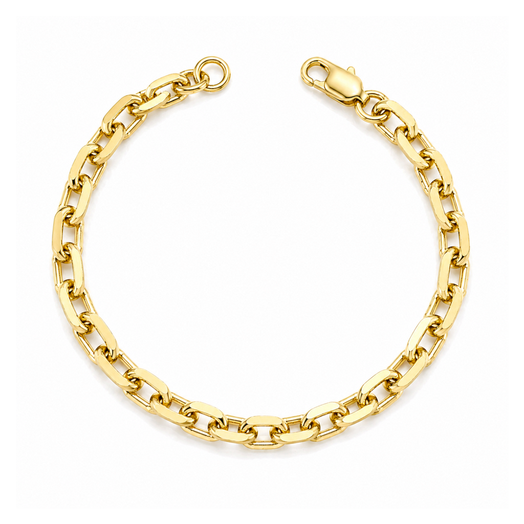 CHUNKY LINK CHARM BRACELET