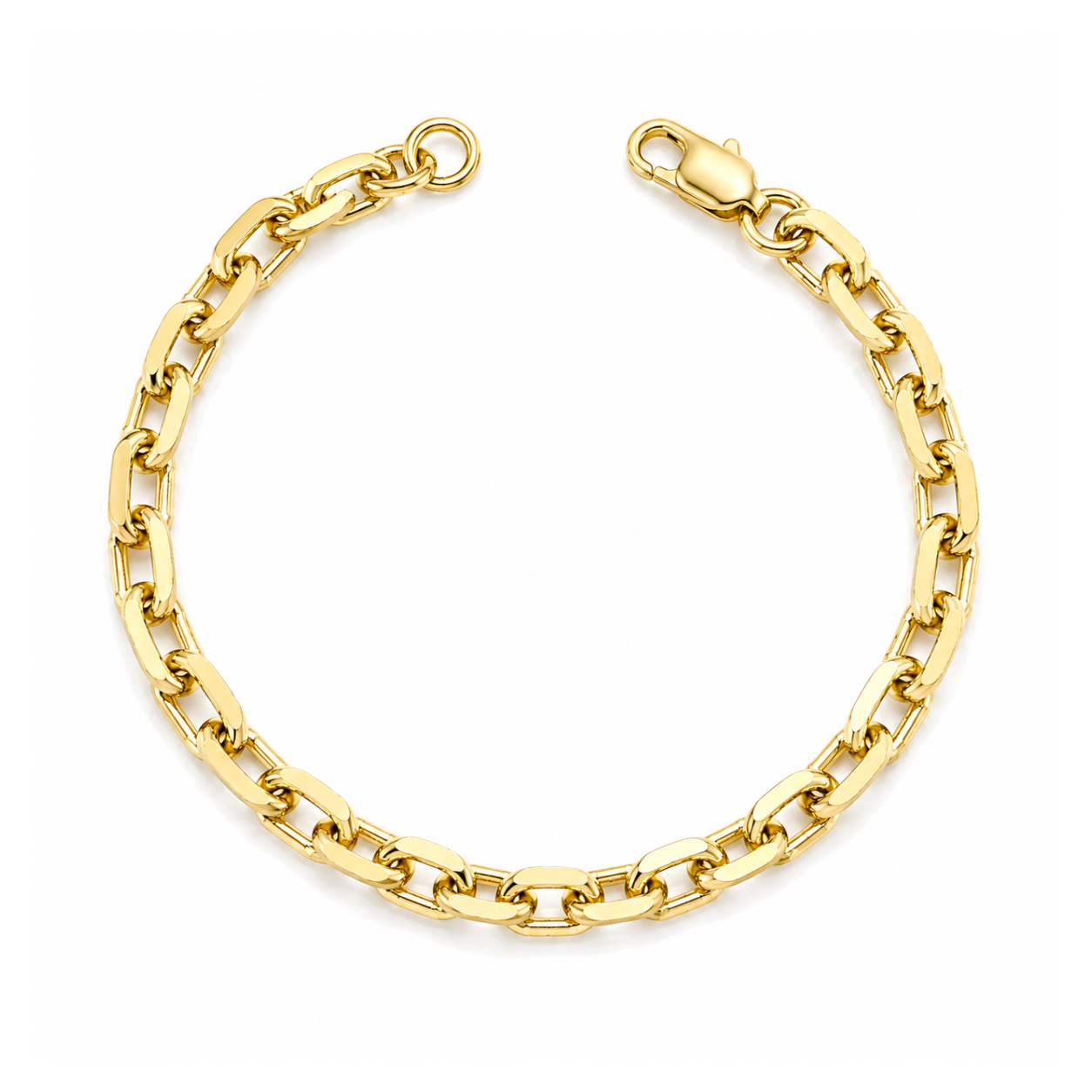 CHUNKY LINK CHARM BRACELET