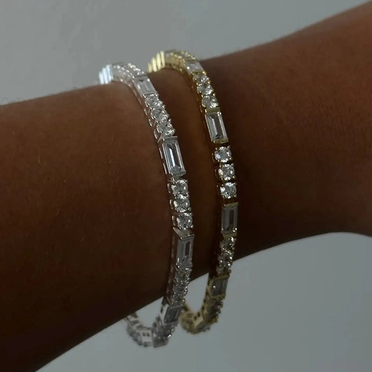 AMINA GOLD TENNIS BRACELET