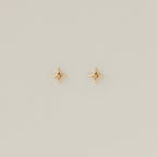 14K GOLD FALLING STAR STUDS