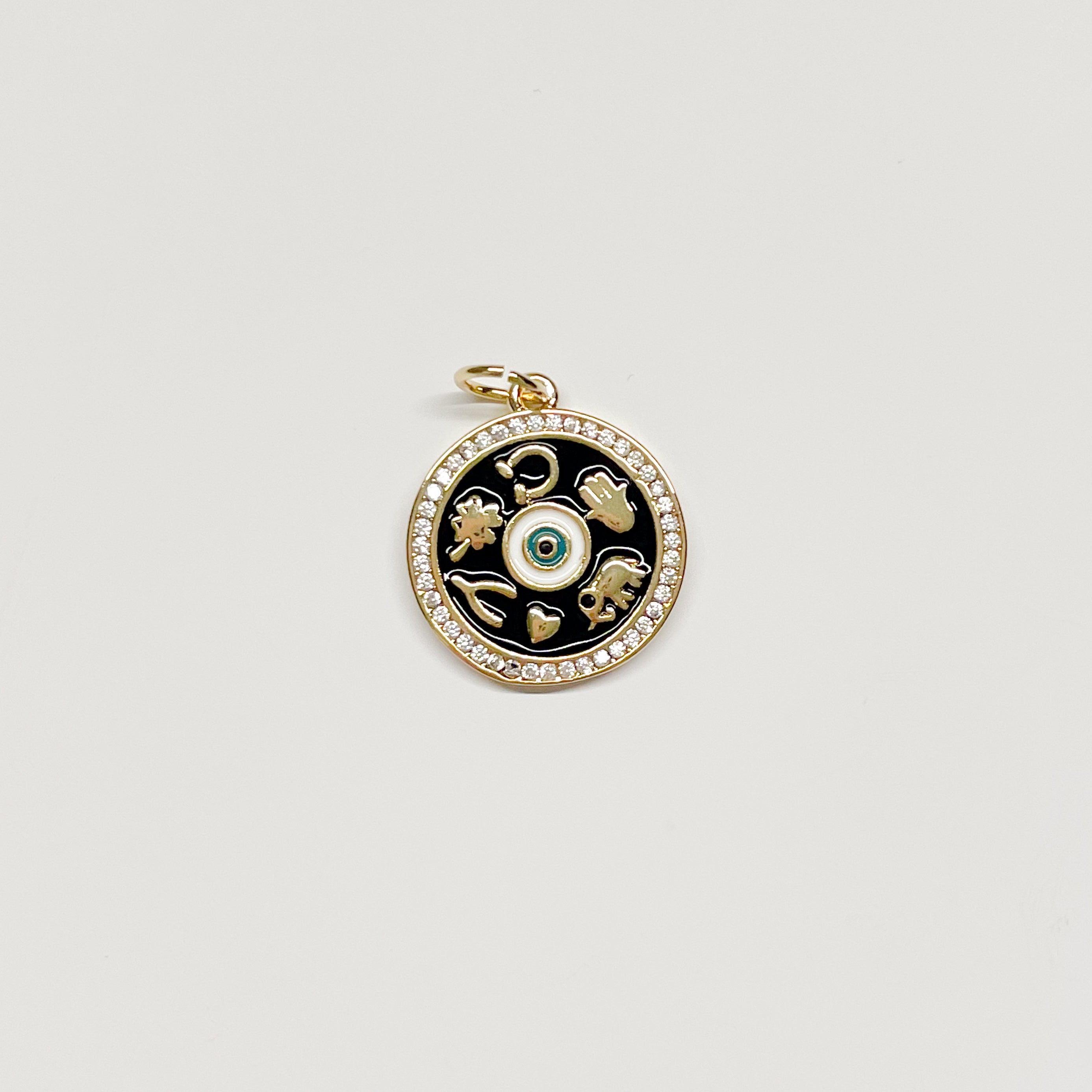 GOOD LUCK MEDALLION CHARM