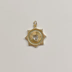 HEART SUNBURST CHARM