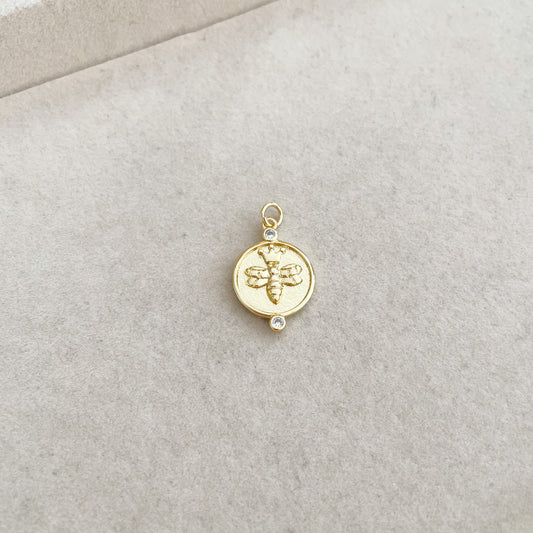 QUEEN BEE COIN CHARM