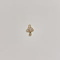 PAVÉ MUSHROOM CHARM