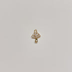 PAVÉ MUSHROOM CHARM