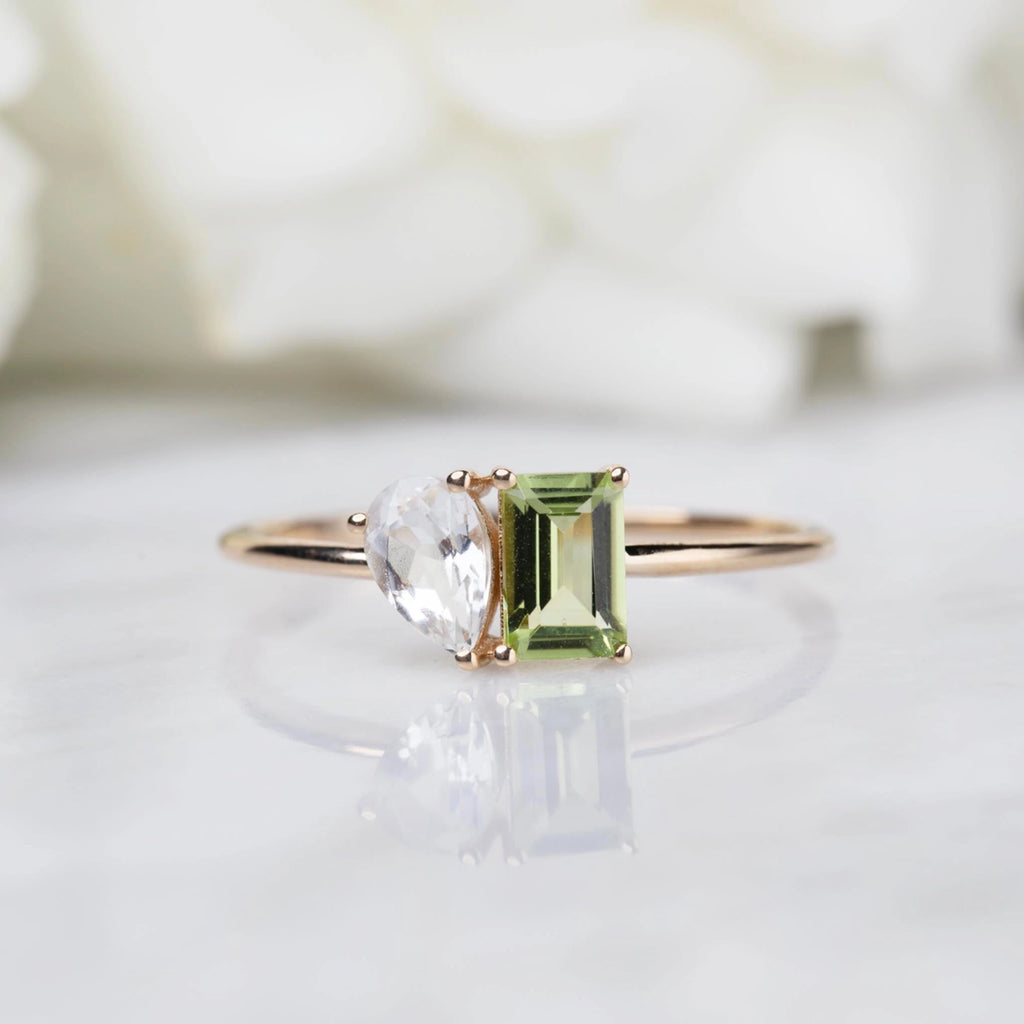 14K MOI & TOI RING (SIZE 6)