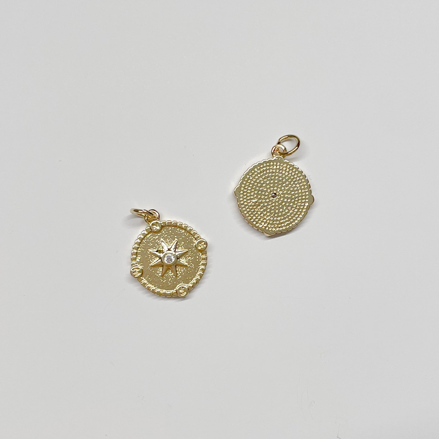 STAR COMPASS COIN CHARM