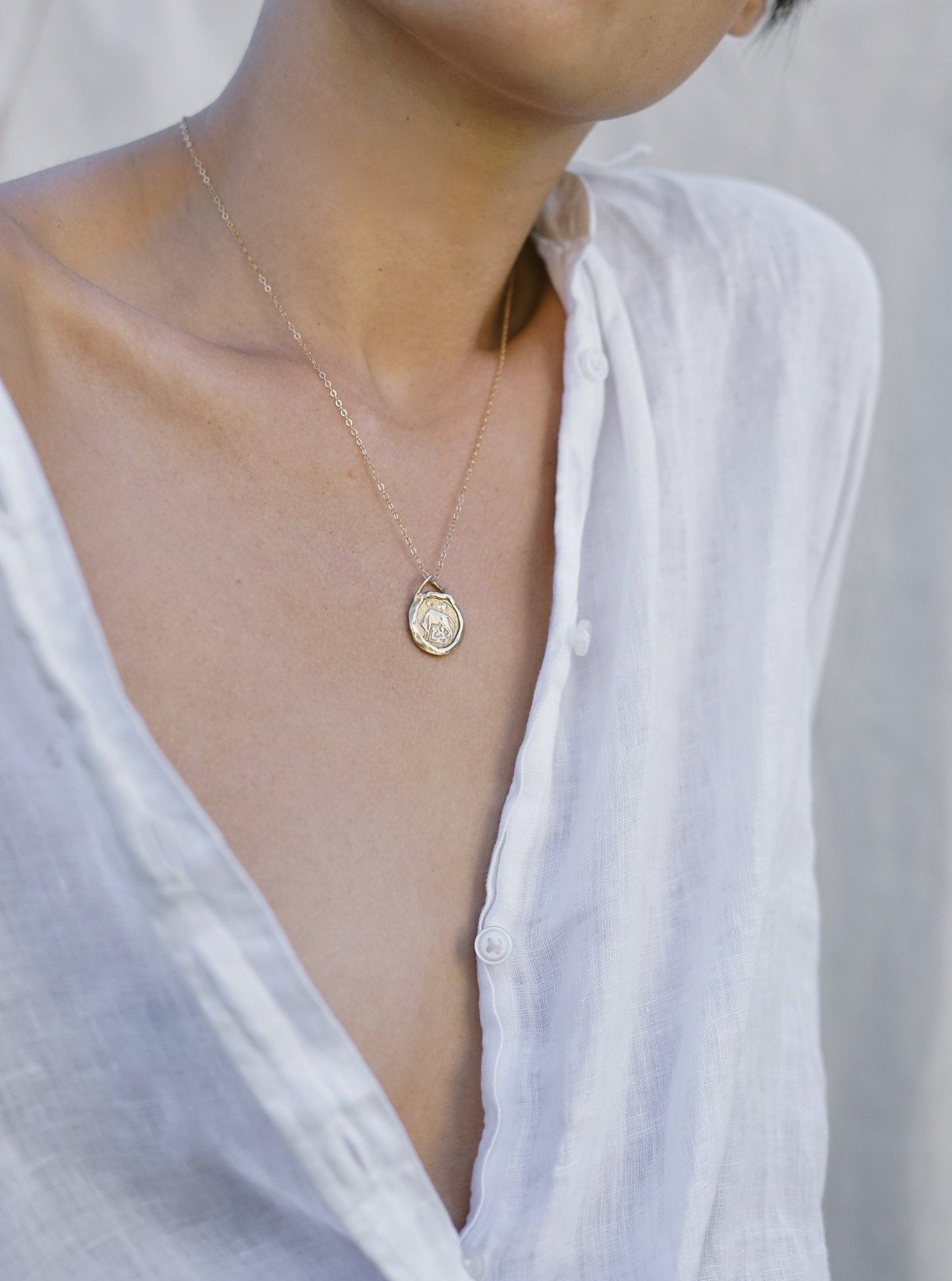 ROMA COIN NECKLACE